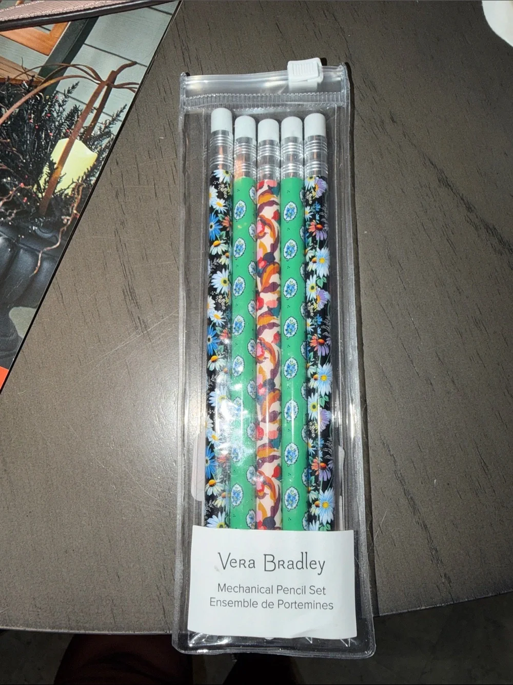 Vera Bradley Floral Mechanical Pencil Set